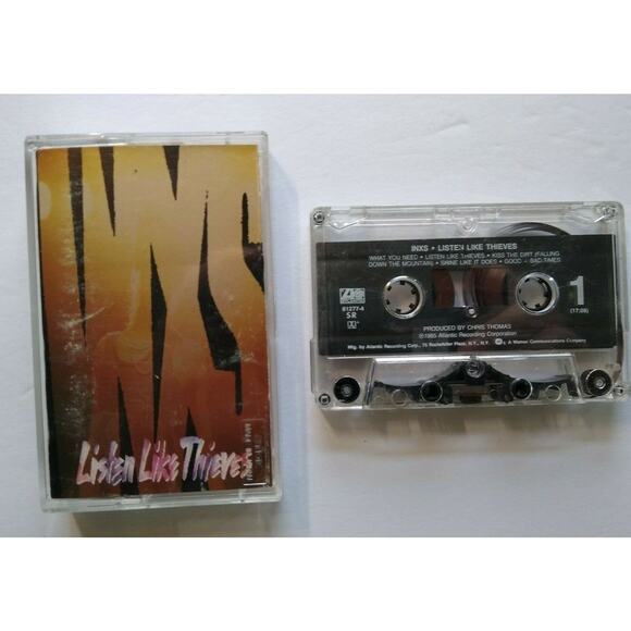 INXS Listen Like Thieves Cassette Tape Album What You Need New Wave Pop Rock - Picture 1 of 3